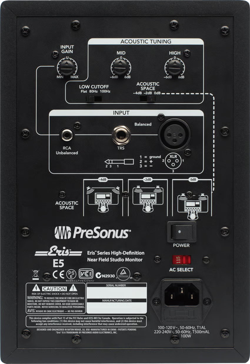 Presonus Eris E5 Studio Monitor