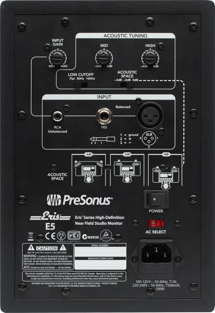 Presonus Eris E5 Studio Monitor