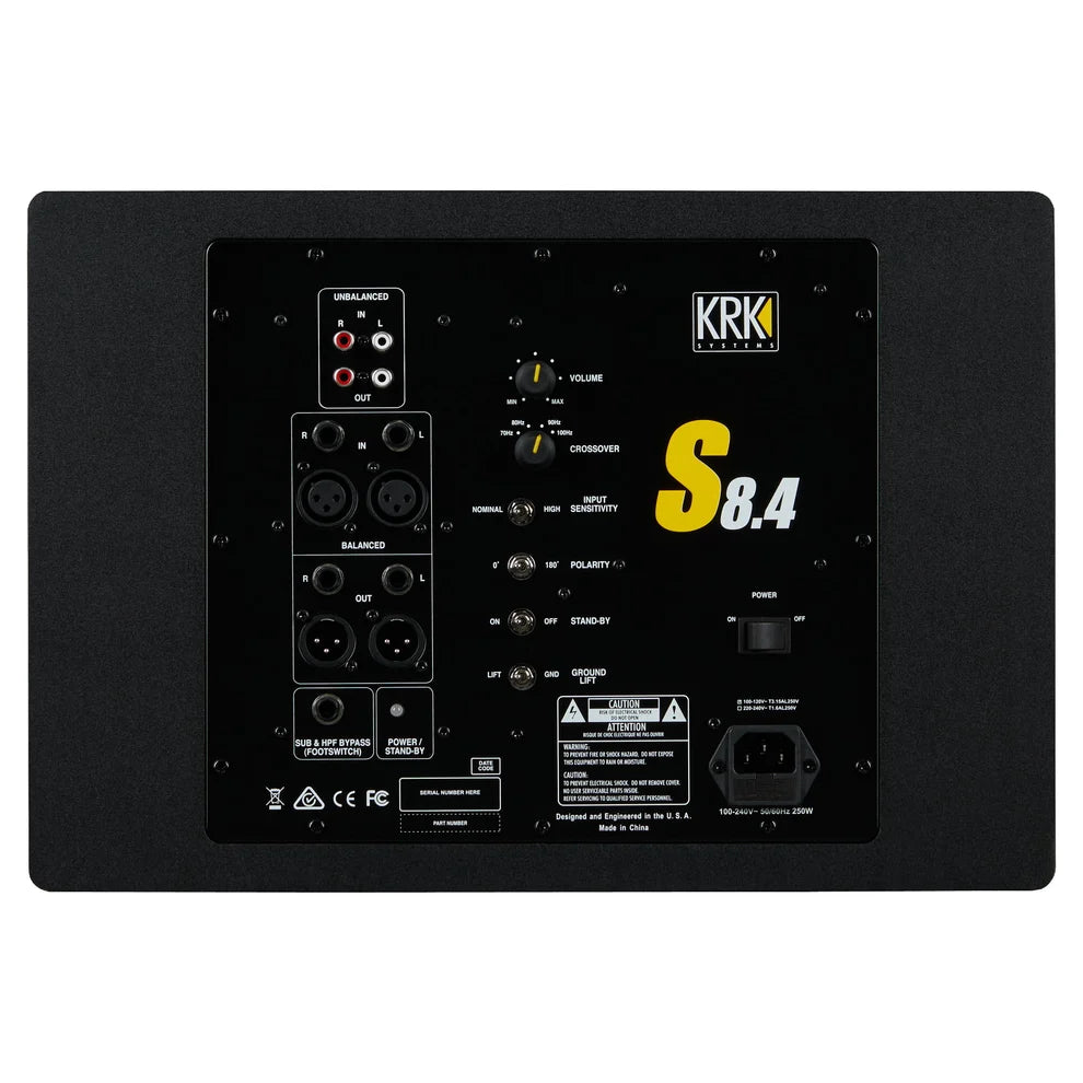 KRK S8.4 Powered Subwoofer