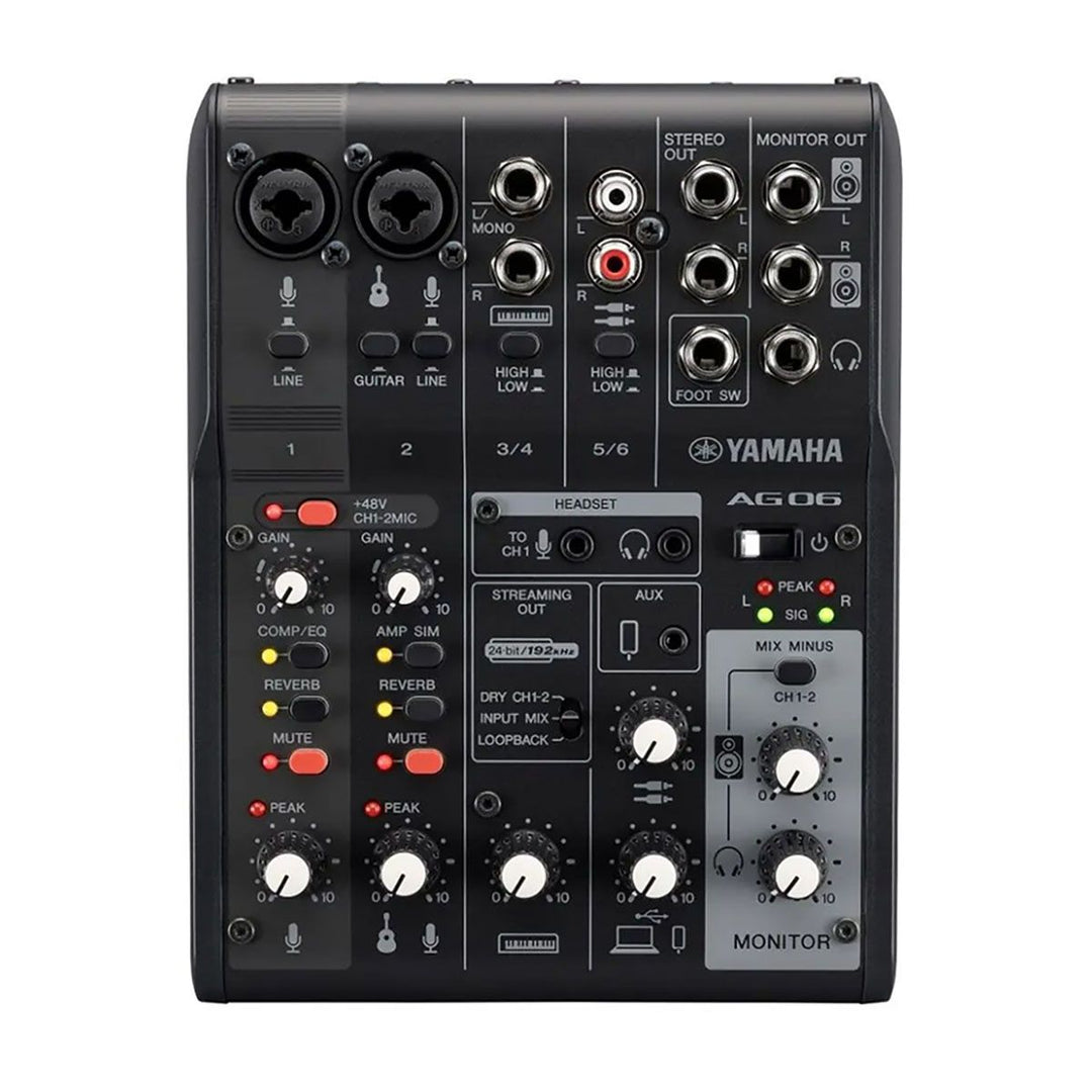 Yamaha AG06MK2 Live Streaming Mixer