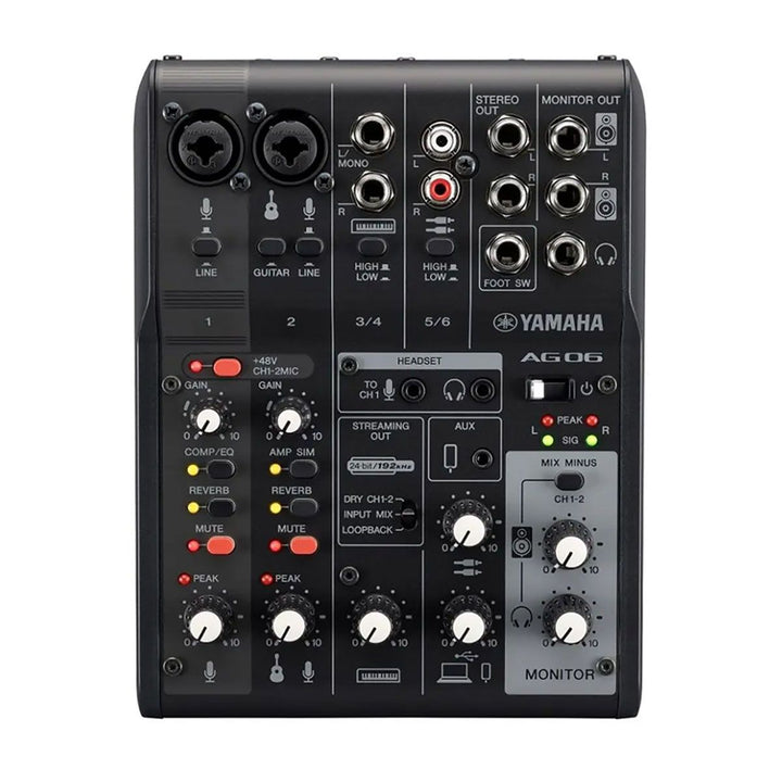 Yamaha AG06MK2 Live Streaming Mixer